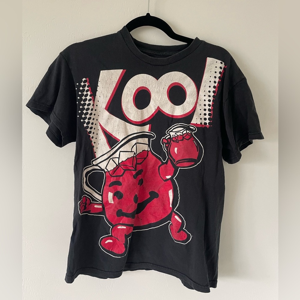 90's Vintage Promotional Kool Aid Black T-shirt